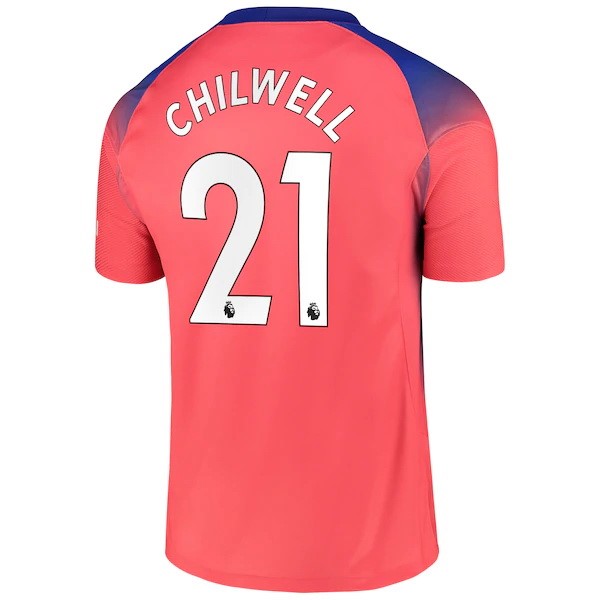 Camiseta Chelsea NO.21 Chilwell 3ª Kit 2020 2021 Naranja